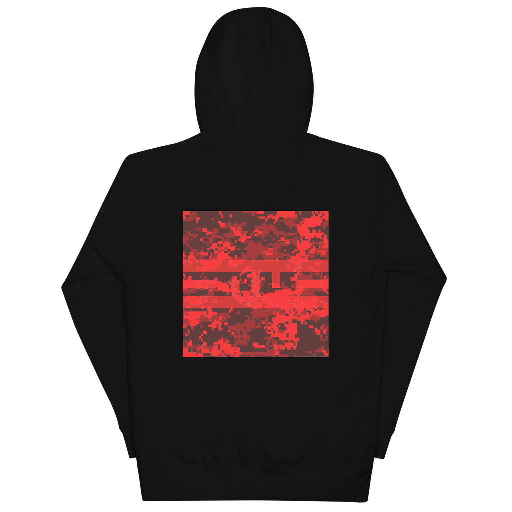 ELITE garb elite camo block hoodie fury black back