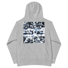 ELITE® Camo Block Youth Hoodie - Snow