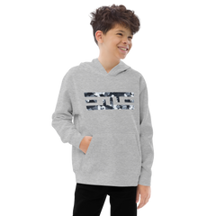 ELITE® Camo Block Youth Hoodie - Snow