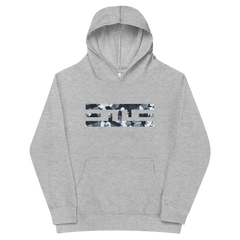 ELITE® Camo Block Youth Hoodie - Snow