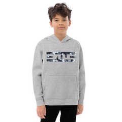 ELITE® Camo Block Youth Hoodie - Snow