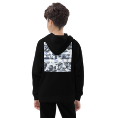 ELITE® Camo Block Youth Hoodie - Snow