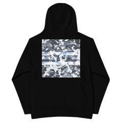 ELITE® Camo Block Youth Hoodie - Snow