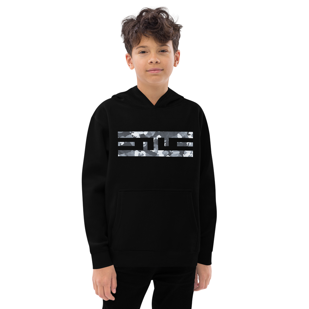 ELITE® Camo Block Youth Hoodie - Snow
