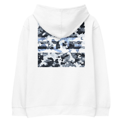 ELITE® Camo Block Youth Hoodie - Snow