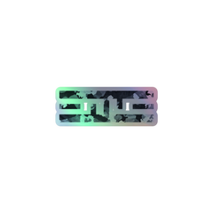ELITE® Snow Camo Holographic Stickers