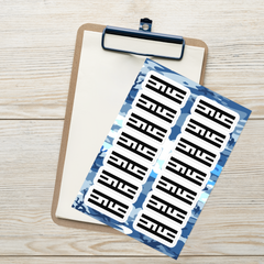 ELITE® icon Sticker Sheet - Sea Camo