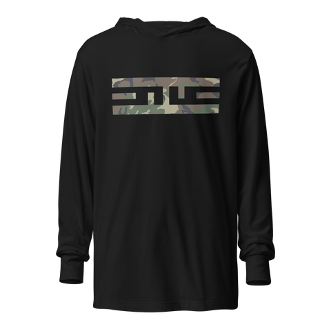 ELITE® Camo Block Hooded Tee - Swamp