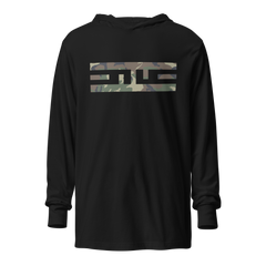 ELITE® Camo Block Hooded Tee - Swamp