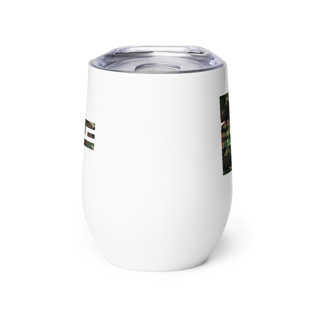 ELITE® Camo Block Wine Tumbler - Swamp