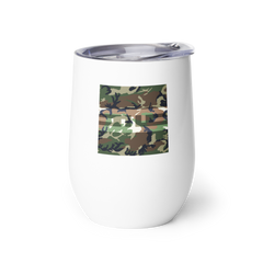 ELITE® Camo Block Wine Tumbler - Swamp
