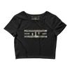 ELITE® Camo Block Crop Tee - Swamp