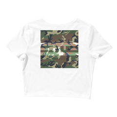 ELITE® Camo Block Crop Tee - Swamp