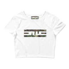 ELITE® Camo Block Crop Tee - Swamp