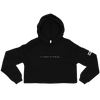 i'd rather be working Crop Hoodie
