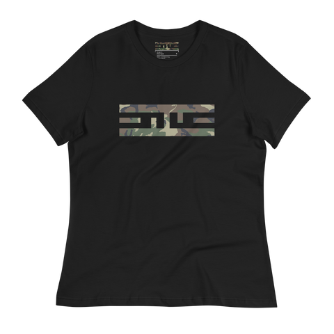 ELITE® Camo Block Women's Tee - Swamp