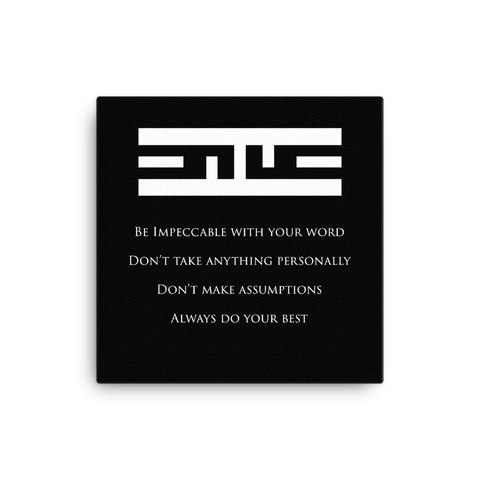 Four Agreements Canvas