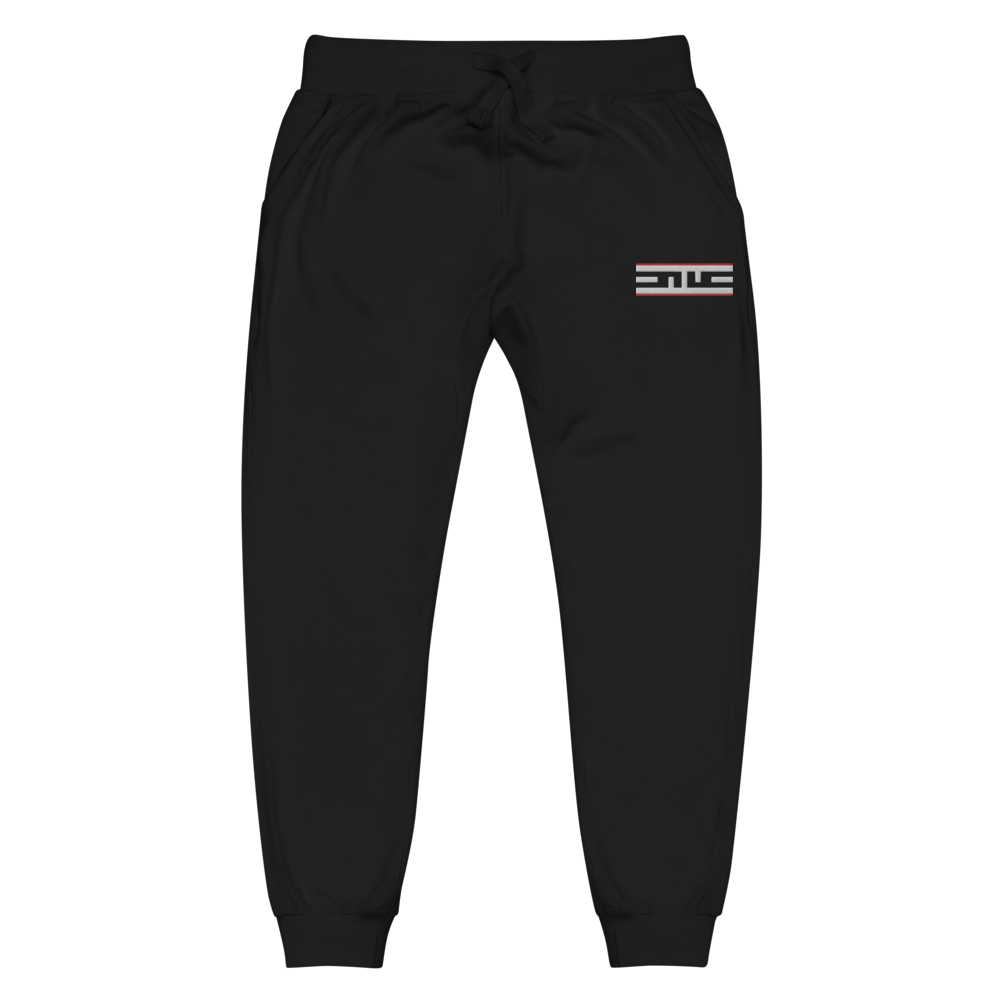 Black sweatpants with a small Red Label ELITE® icon on the left leg